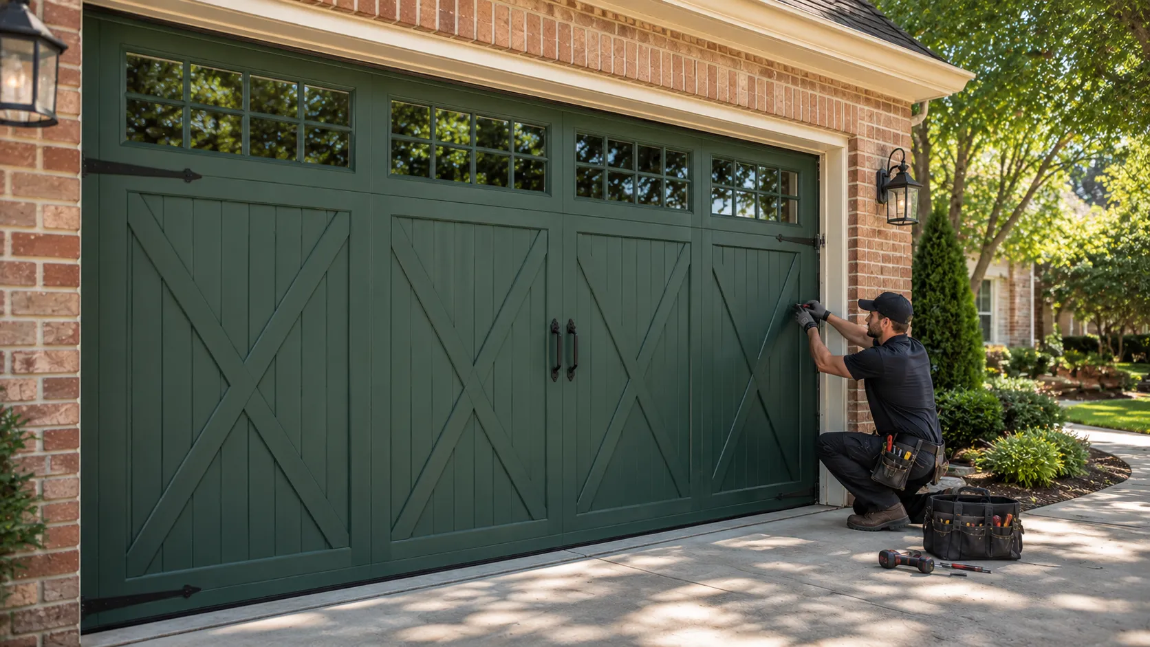 Garage Door Work Built Around Bellingham Houses